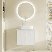 Seattle 600mm Wall-Hung Cabinet - Matt White mercioaustralia