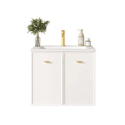 Seattle 600mm Wall-Hung Cabinet - Matt White mercioaustralia