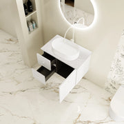 Seattle 750mm Wall-Hung Cabinet - Matt White mercioaustralia