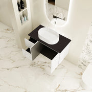 Seattle 900mm Wall-Hung Cabinet - Matt White mercioaustralia