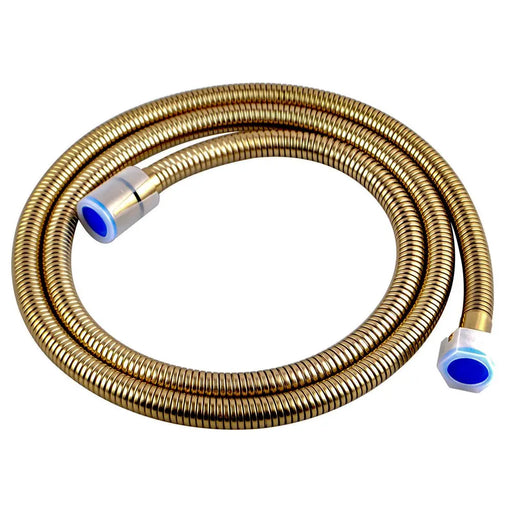 1500mm Brushed Brass Stainless Steel Shower Hose Aquaperla