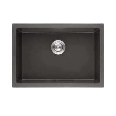 KITCHEN SINK QUARTZ UNDERMOUNT Matte Black/Matte White 730MM POSEIDON