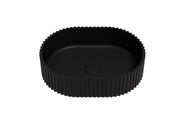 Lukka Ellips Fluted Solid Surface Above Counter Basin Lukka