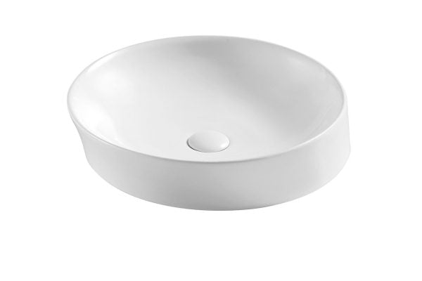 Spin 40B Above Counter Round Basin 400 x 440 x 100mm