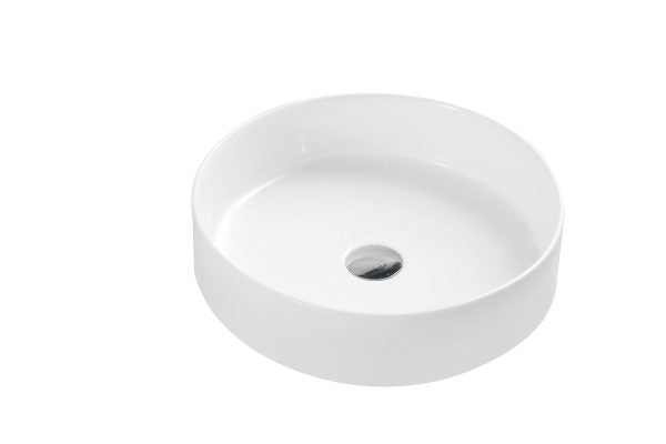 Spin 40C Above Counter Round Basin 400 x 400 x 120mm