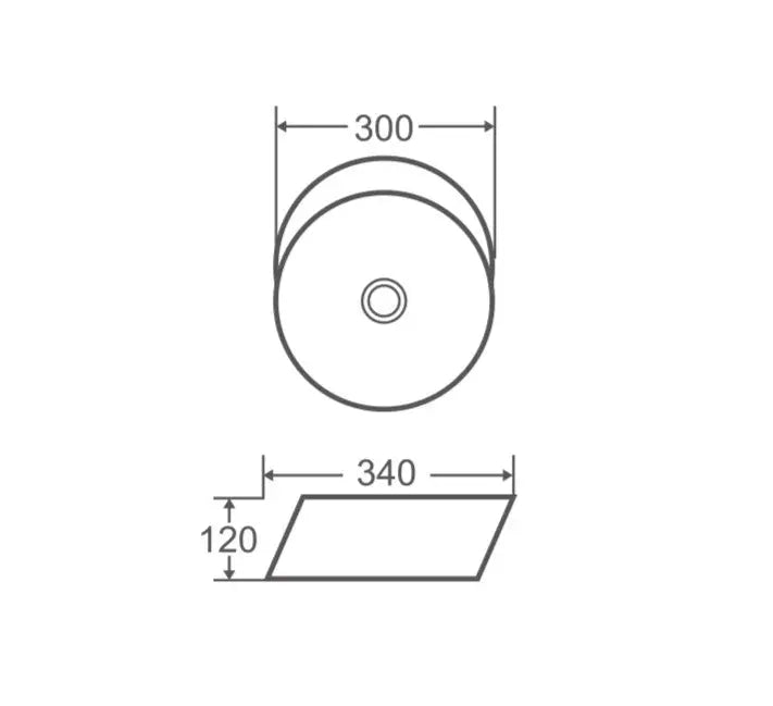 Spin 34B Counter-Top Round Basin mercioaustralia