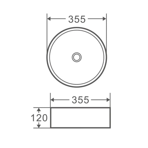 Spin 35 Counter-Top Round Basin mercioaustralia