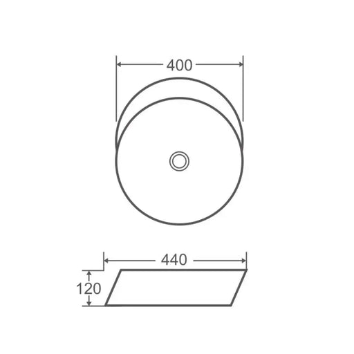 Spin 40B Counter-Top Round Basin mercioaustralia