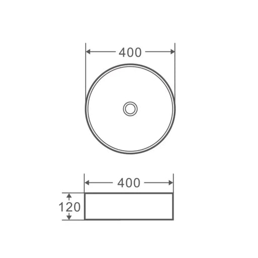Spin 40C Counter-Top Round Basin mercioaustralia
