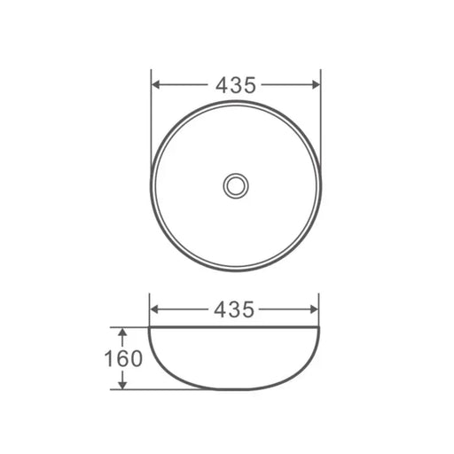 Spin 44 Counter-Top Round Basin mercioaustralia
