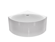 Stanford Triangle Corner Bathtub - Gloss White mercioaustralia