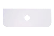 1200mm Round Corner Stone Top-White mercioaustralia
