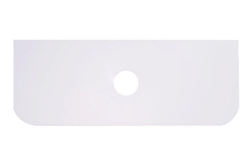 1200mm Round Corner Stone Top-White mercioaustralia