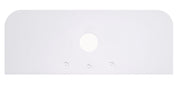1200mm Round Corner Stone Top-White mercioaustralia
