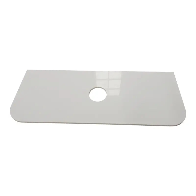 1200mm Round Corner Stone Top-White mercioaustralia