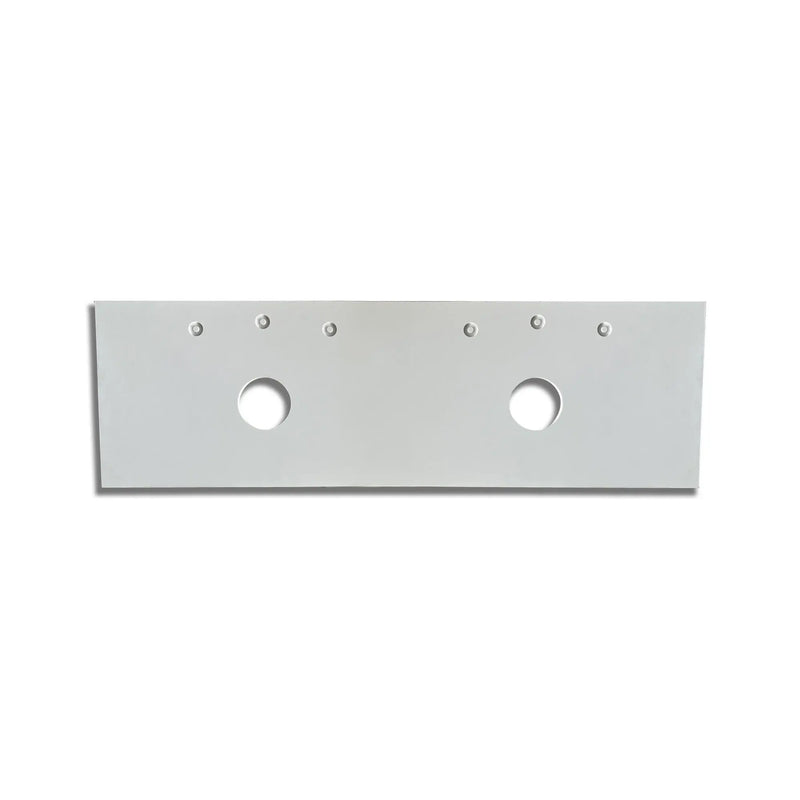 1500mm Square Corner Stone Top-Luna White/Carrara/Black mercioaustralia