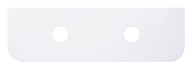 1500mm Round Corner Stone Top-White mercioaustralia