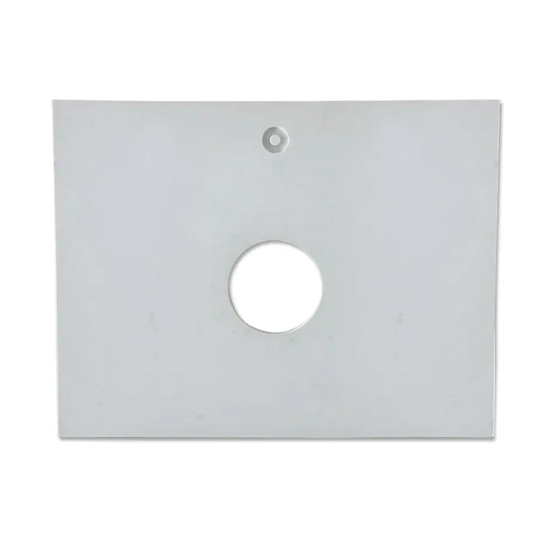 600mm Square Corner Stone Top-Luna White/Carrara/Black mercioaustralia