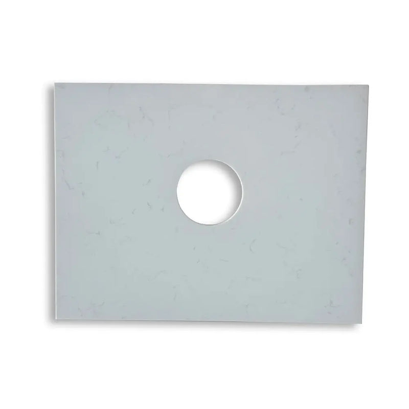 600mm Square Corner Stone Top-Luna White/Carrara/Black mercioaustralia