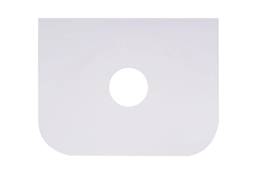 600mm Round Corner Stone Top-White mercioaustralia