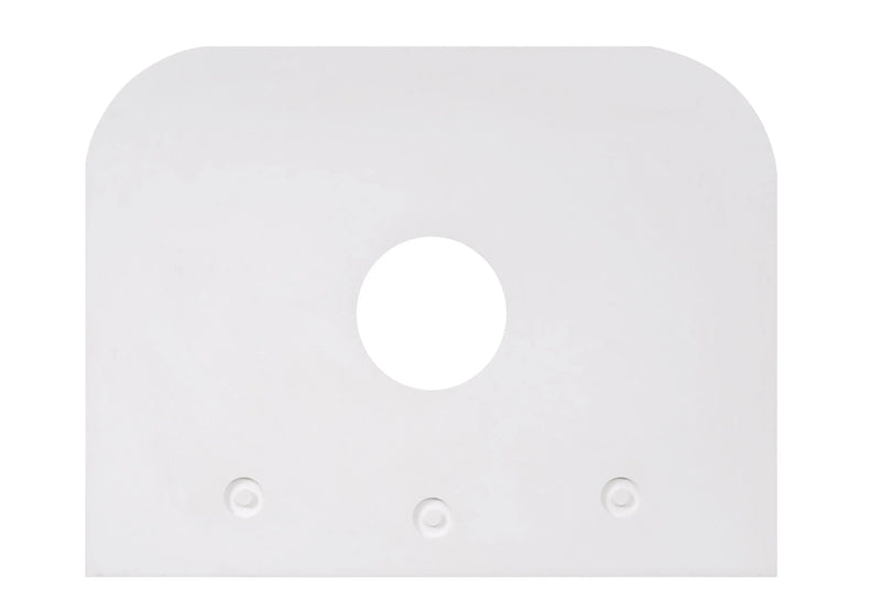 600mm Round Corner Stone Top-White mercioaustralia