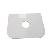 600mm Round Corner Stone Top-White mercioaustralia