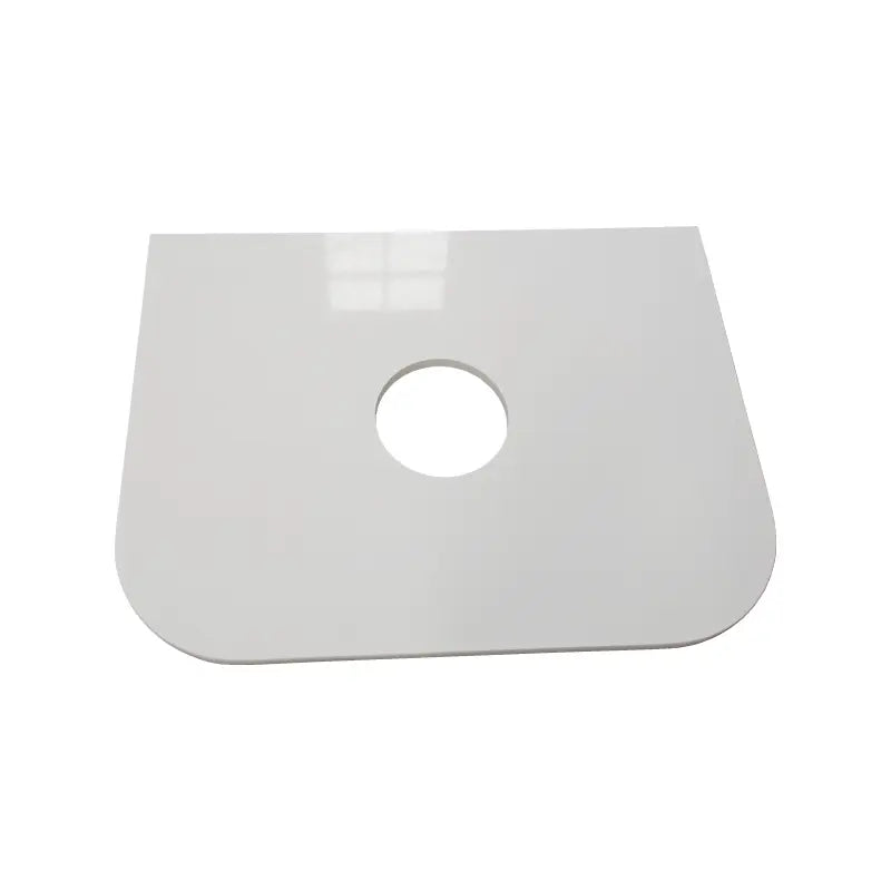 600mm Round Corner Stone Top-White mercioaustralia
