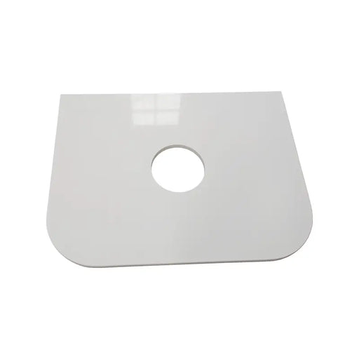 600mm Round Corner Stone Top-White mercioaustralia