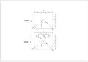 Rome 600mm Wall-Hung Cabinet - Matt White mercioaustralia