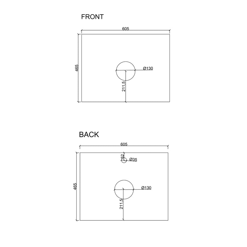 RITA 600mm Freestanding Cabinet - Elegant Oak mercioaustralia