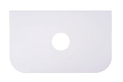 750mm Round Corner Stone Top-White mercioaustralia