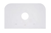 750mm Round Corner Stone Top-White mercioaustralia