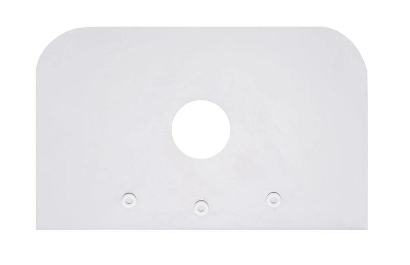 750mm Round Corner Stone Top-White mercioaustralia