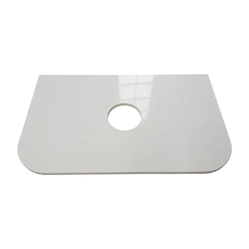 750mm Round Corner Stone Top-White mercioaustralia