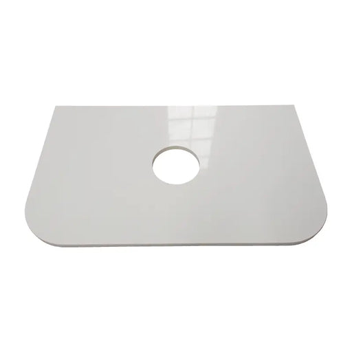 750mm Round Corner Stone Top-White mercioaustralia