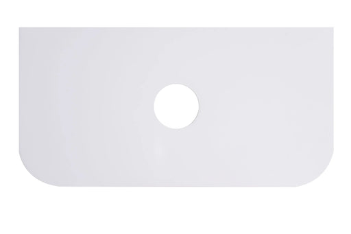 900mm Round Corner Stone Top-White mercioaustralia