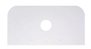 900mm Round Corner Stone Top-White mercioaustralia