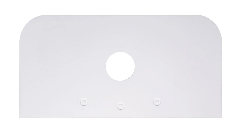 900mm Round Corner Stone Top-White mercioaustralia