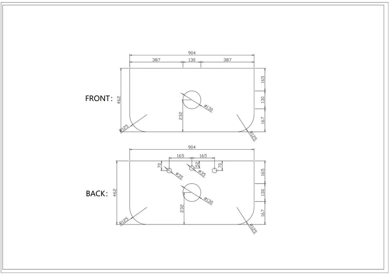 Rome 900mm Wall-Hung Cabinet - Matt White mercioaustralia