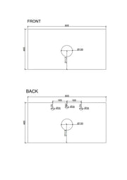 HERA 900mm Wall-Hung Vanity - Tas Oak mercioaustralia