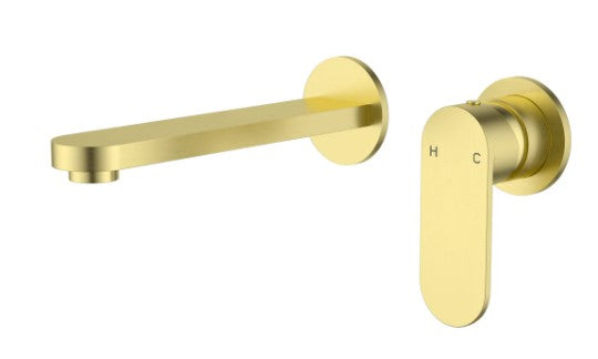 Sora SS Wall Basin Mixer Trim Kits With Separate Back Plate