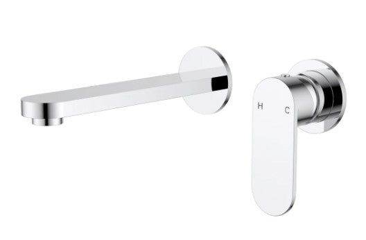 Sora SS Wall Basin Mixer Trim Kits With Separate Back Plate