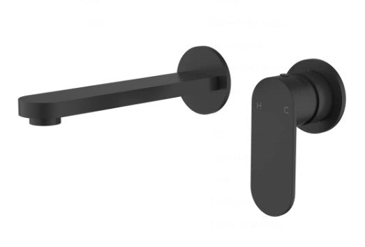 Sora SS Wall Basin Mixer Trim Kits With Separate Back Plate