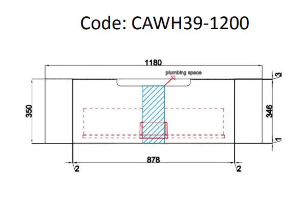 Hamilton Wall Hung 750mm/900mm/1200mm/1500mm/1800mm - FIL Kitchen Bathroom