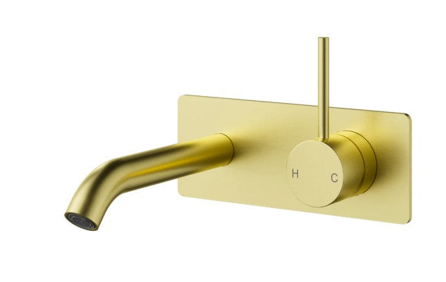 Otus Slimline Wall Basin Mixer Trim Kit Lever Up