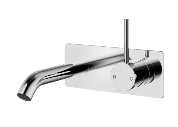 Otus Slimline Wall Basin Mixer Trim Kit Lever Up