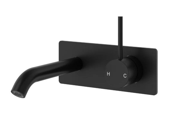 Otus Slimline Wall Basin Mixer Trim Kit Lever Up