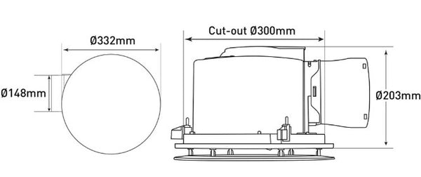 Turboline II 300 Exhaust fan