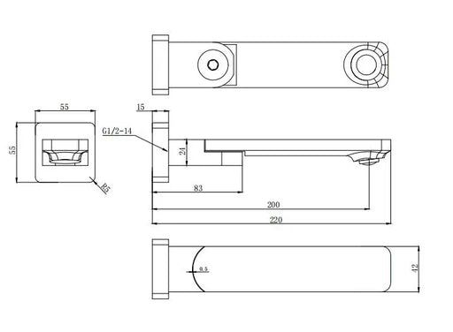 Ruki Spout Swivel ACL