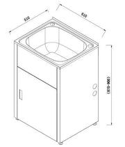 BUK 45Liter Laundry Tub & Cabinet BUK